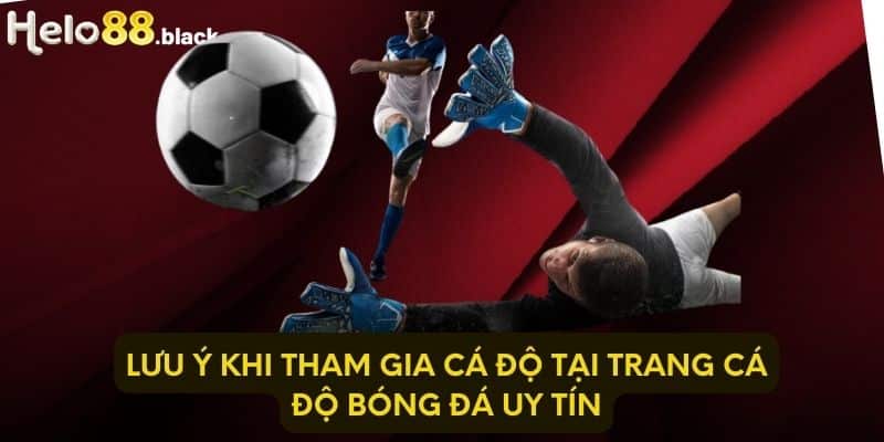 Lưu ý khi tham gia cá độ tại trang cá độ bóng đá uy tín